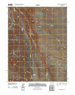 Timber Mountain Colorado Historical topographic map, 1:24000 scale, 7.5 X 7.5 Minute, Year 2010