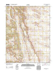 Timber Mountain Colorado Historical topographic map, 1:24000 scale, 7.5 X 7.5 Minute, Year 2013