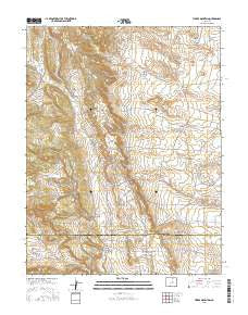 Timber Mountain Colorado Current topographic map, 1:24000 scale, 7.5 X 7.5 Minute, Year 2016