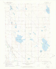 Timnath Colorado Historical topographic map, 1:24000 scale, 7.5 X 7.5 Minute, Year 1960