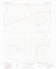 Timpas NE Colorado Historical topographic map, 1:24000 scale, 7.5 X 7.5 Minute, Year 1972