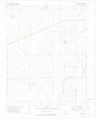 Timpas NE Colorado Historical topographic map, 1:24000 scale, 7.5 X 7.5 Minute, Year 1972