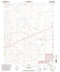 Timpas NW Colorado Historical topographic map, 1:24000 scale, 7.5 X 7.5 Minute, Year 1996