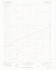 Timpas NW Colorado Historical topographic map, 1:24000 scale, 7.5 X 7.5 Minute, Year 1972