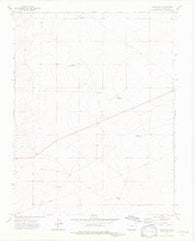 Timpas NW Colorado Historical topographic map, 1:24000 scale, 7.5 X 7.5 Minute, Year 1972