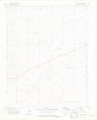 Timpas NW Colorado Historical topographic map, 1:24000 scale, 7.5 X 7.5 Minute, Year 1972