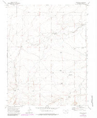 Timpas SW Colorado Historical topographic map, 1:24000 scale, 7.5 X 7.5 Minute, Year 1972