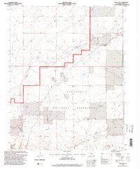 Timpas SW Colorado Historical topographic map, 1:24000 scale, 7.5 X 7.5 Minute, Year 1996