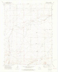 Timpas SW Colorado Historical topographic map, 1:24000 scale, 7.5 X 7.5 Minute, Year 1972