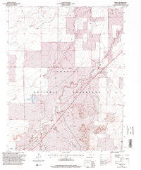 Timpas Colorado Historical topographic map, 1:24000 scale, 7.5 X 7.5 Minute, Year 1996