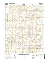 Timpas NE Colorado Current topographic map, 1:24000 scale, 7.5 X 7.5 Minute, Year 2016