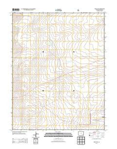 Timpas NW Colorado Historical topographic map, 1:24000 scale, 7.5 X 7.5 Minute, Year 2013