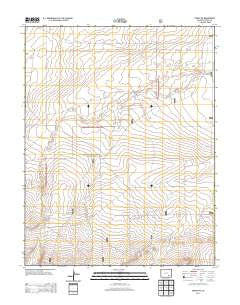 Timpas SW Colorado Historical topographic map, 1:24000 scale, 7.5 X 7.5 Minute, Year 2013