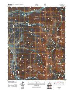 Tincup Colorado Historical topographic map, 1:24000 scale, 7.5 X 7.5 Minute, Year 2011