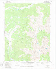 Tincup Colorado Historical topographic map, 1:24000 scale, 7.5 X 7.5 Minute, Year 1982