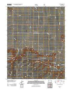 Tobe Colorado Historical topographic map, 1:24000 scale, 7.5 X 7.5 Minute, Year 2011