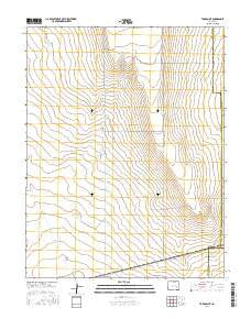Todd Point Colorado Current topographic map, 1:24000 scale, 7.5 X 7.5 Minute, Year 2016