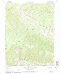 Toner Reservoir Colorado Historical topographic map, 1:24000 scale, 7.5 X 7.5 Minute, Year 1961