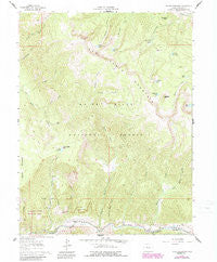 Toner Reservoir Colorado Historical topographic map, 1:24000 scale, 7.5 X 7.5 Minute, Year 1961