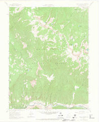Toner Reservoir Colorado Historical topographic map, 1:24000 scale, 7.5 X 7.5 Minute, Year 1961