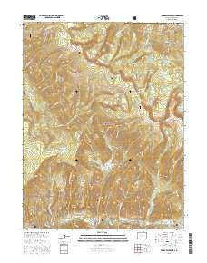 Toner Reservoir Colorado Current topographic map, 1:24000 scale, 7.5 X 7.5 Minute, Year 2016