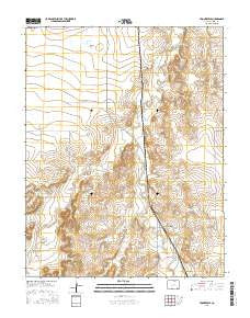 Toonerville Colorado Current topographic map, 1:24000 scale, 7.5 X 7.5 Minute, Year 2016