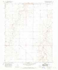 Toonerville NE Colorado Historical topographic map, 1:24000 scale, 7.5 X 7.5 Minute, Year 1966