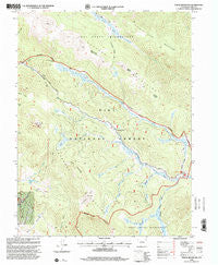 Topaz Mountain Colorado Historical topographic map, 1:24000 scale, 7.5 X 7.5 Minute, Year 1994
