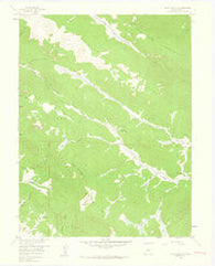 Topaz Mountain Colorado Historical topographic map, 1:24000 scale, 7.5 X 7.5 Minute, Year 1958