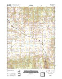 Toponas Colorado Historical topographic map, 1:24000 scale, 7.5 X 7.5 Minute, Year 2013