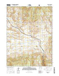 Toponas Colorado Current topographic map, 1:24000 scale, 7.5 X 7.5 Minute, Year 2016