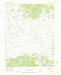 Toponas Colorado Historical topographic map, 1:24000 scale, 7.5 X 7.5 Minute, Year 1972
