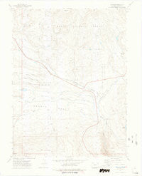 Toponas Colorado Historical topographic map, 1:24000 scale, 7.5 X 7.5 Minute, Year 1972