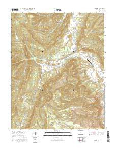 Torres Colorado Current topographic map, 1:24000 scale, 7.5 X 7.5 Minute, Year 2016