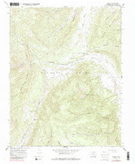 Torres Colorado Historical topographic map, 1:24000 scale, 7.5 X 7.5 Minute, Year 1967