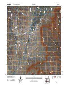 Towaoc Colorado Historical topographic map, 1:24000 scale, 7.5 X 7.5 Minute, Year 2010