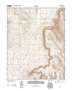 Towaoc Colorado Historical topographic map, 1:24000 scale, 7.5 X 7.5 Minute, Year 2013