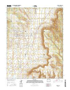 Towaoc Colorado Current topographic map, 1:24000 scale, 7.5 X 7.5 Minute, Year 2016