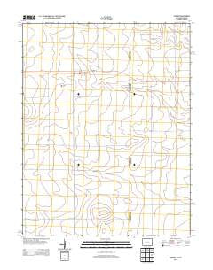 Towner Colorado Historical topographic map, 1:24000 scale, 7.5 X 7.5 Minute, Year 2013