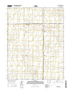 Towner Colorado Current topographic map, 1:24000 scale, 7.5 X 7.5 Minute, Year 2016
