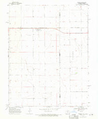 Towner Colorado Historical topographic map, 1:24000 scale, 7.5 X 7.5 Minute, Year 1968