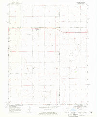 Towner Colorado Historical topographic map, 1:24000 scale, 7.5 X 7.5 Minute, Year 1968