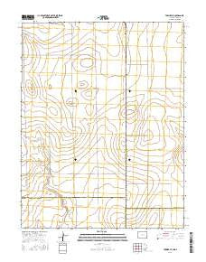 Towner SE Colorado Current topographic map, 1:24000 scale, 7.5 X 7.5 Minute, Year 2016