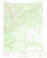 Trail Canyon Colorado Historical topographic map, 1:24000 scale, 7.5 X 7.5 Minute, Year 1966
