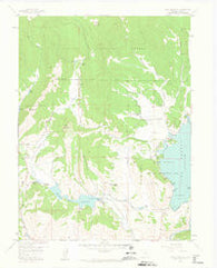 Trail Mountain Colorado Historical topographic map, 1:24000 scale, 7.5 X 7.5 Minute, Year 1957