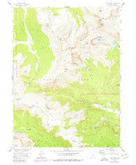 Trail Ridge Colorado Historical topographic map, 1:24000 scale, 7.5 X 7.5 Minute, Year 1957