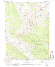 Trail Ridge Colorado Historical topographic map, 1:24000 scale, 7.5 X 7.5 Minute, Year 1957