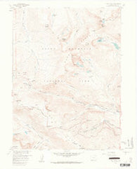 Trail Ridge Colorado Historical topographic map, 1:24000 scale, 7.5 X 7.5 Minute, Year 1957