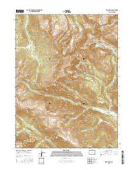 Trail Ridge Colorado Current topographic map, 1:24000 scale, 7.5 X 7.5 Minute, Year 2016