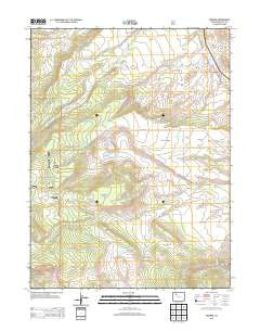 Trapper Colorado Historical topographic map, 1:24000 scale, 7.5 X 7.5 Minute, Year 2013